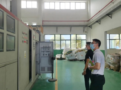 青浦區(qū)生態(tài)環(huán)境局開展上海巨浪環(huán)保現(xiàn)場事中復(fù)核工作